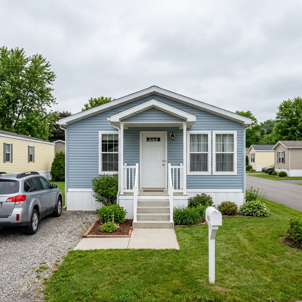 Aspen Retreat 14x56 Single Wide manufactured home exterior — 2 bedroom, 1 bathroom, 784 sq ft